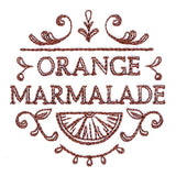 Orange Marmalade Jar Topper