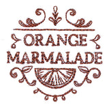 Orange Marmalade Jar Topper