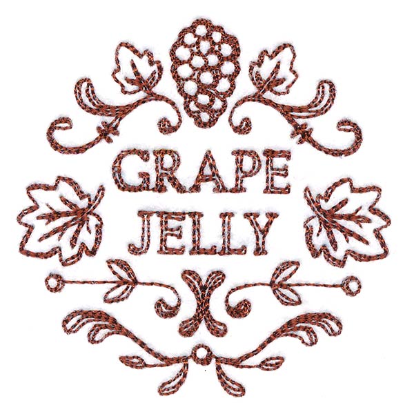 Grape Jelly Jar Topper