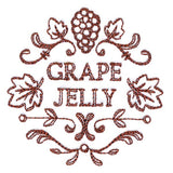 Grape Jelly Jar Topper