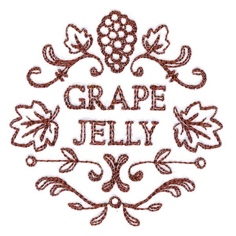 Grape Jelly Jar Topper