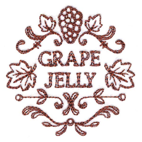 Grape Jelly Jar Topper