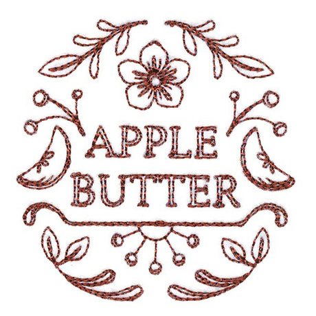 Apple Butter Jar Topper
