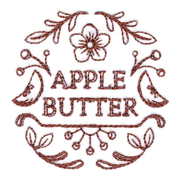 Apple Butter Jar Topper