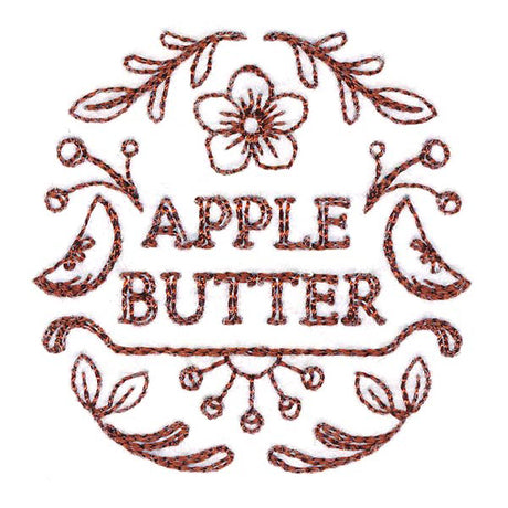Apple Butter Jar Topper