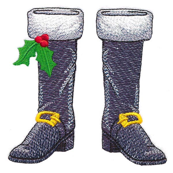 Christmas Family Boots - Mrs. Claus