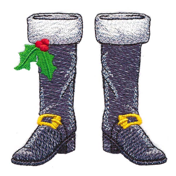 Christmas Family Boots - Mrs. Claus