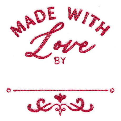 Made With Love Jar Topper