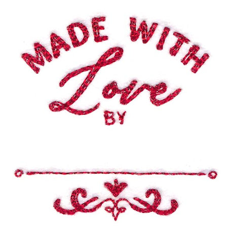 Made With Love Jar Topper