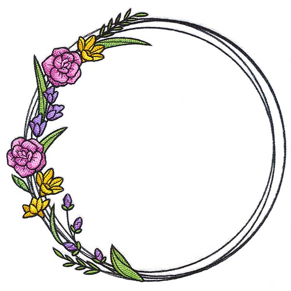 Darling Petals Wreath