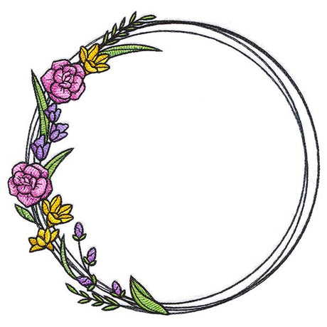 Darling Petals Wreath