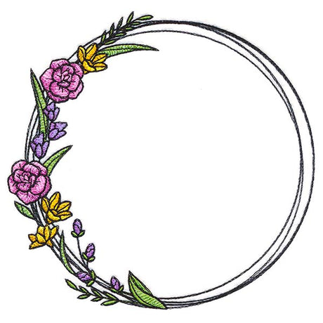 Darling Petals Wreath