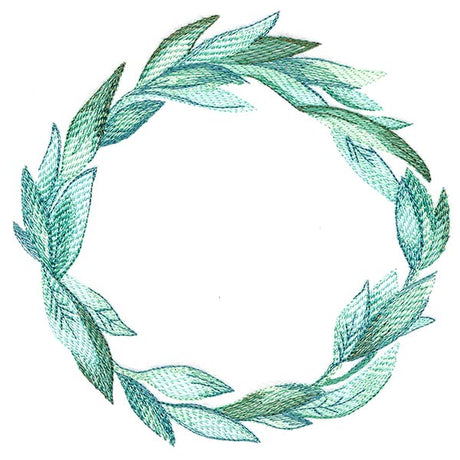 Botanical Wreath in Watercolor