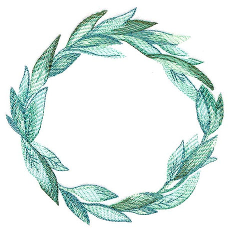 Botanical Wreath in Watercolor