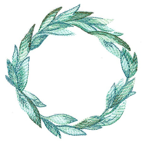 Botanical Wreath in Watercolor