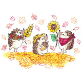 Autumn Fun Hedgehogs