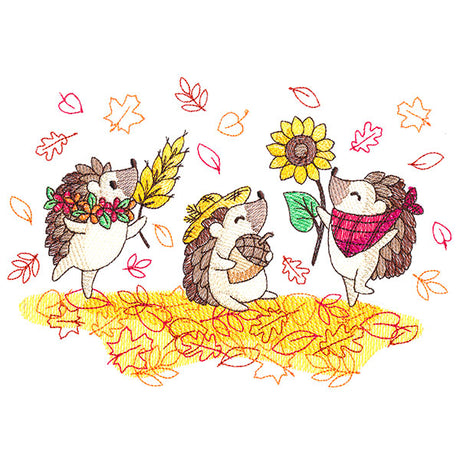 Autumn Fun Hedgehogs