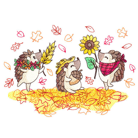 Autumn Fun Hedgehogs