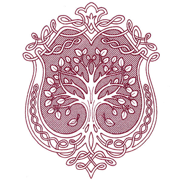 Fancy Fall Tree (Trapunto)