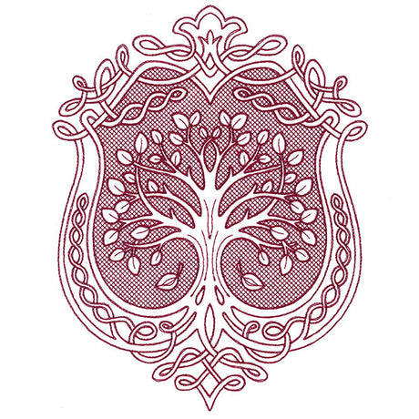 Fancy Fall Tree (Trapunto)