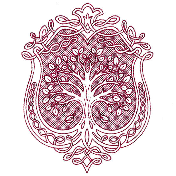 Fancy Fall Tree (Trapunto)