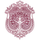 Fancy Fall Tree (Trapunto)