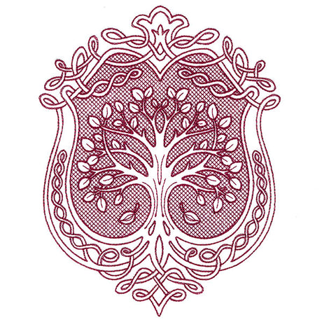 Fancy Fall Tree (Trapunto)