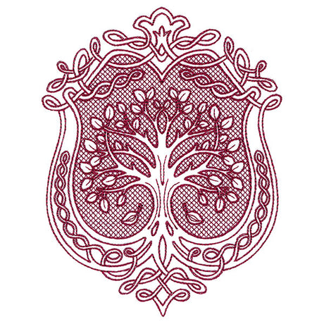 Fancy Fall Tree (Trapunto)