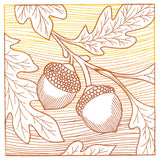 Fresh Harvest - Acorn Etching