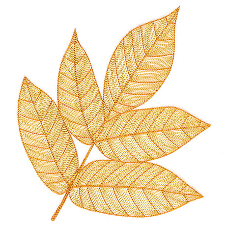 Fall into Autumn - Walnut Leaf