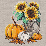 Autumn's Majesty Pumpkins & Sunflowers Bouquet