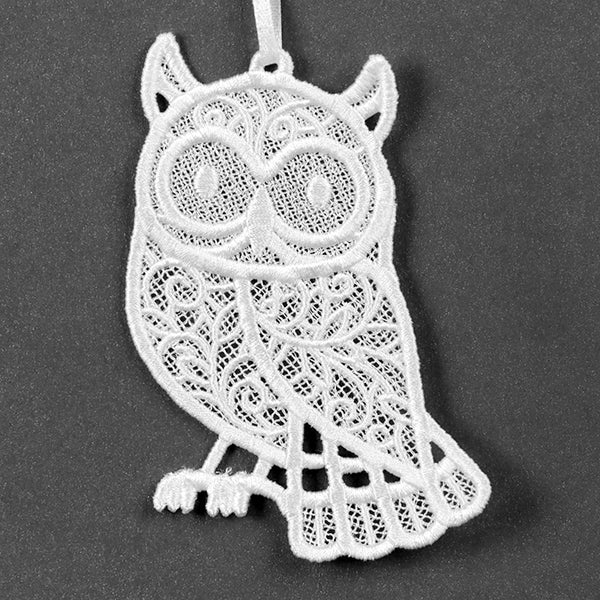 Woodland Treasures - Owl (Lace)