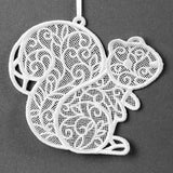 Woodland Treasures - Squirrel (Lace)