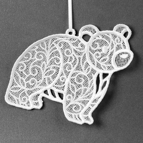Woodland Treasures - Bear (Lace)