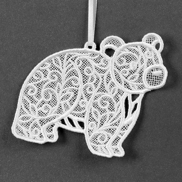 Woodland Treasures - Bear (Lace)