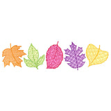 Falling For You Leaf Border