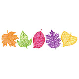 Falling For You Leaf Border