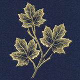 Sheer Autumn Maple Leaves Feature