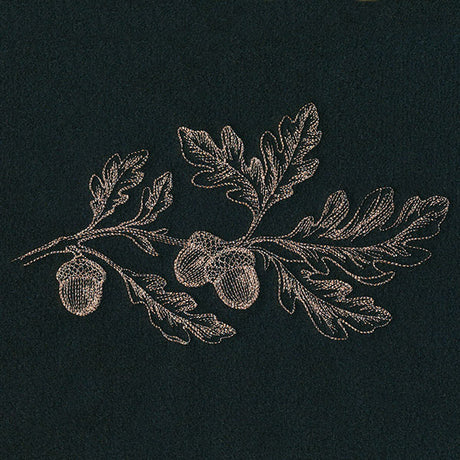 Elegant Acorns Border
