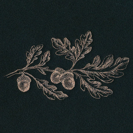 Elegant Acorns Border