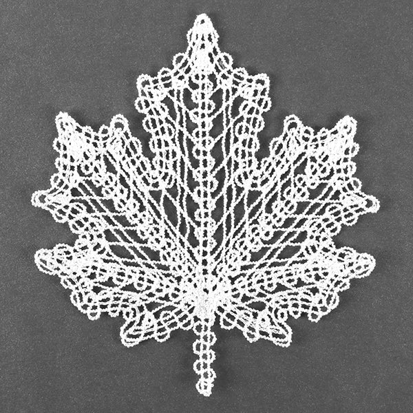 Falling Maple Leaf (Battenburg Lace)