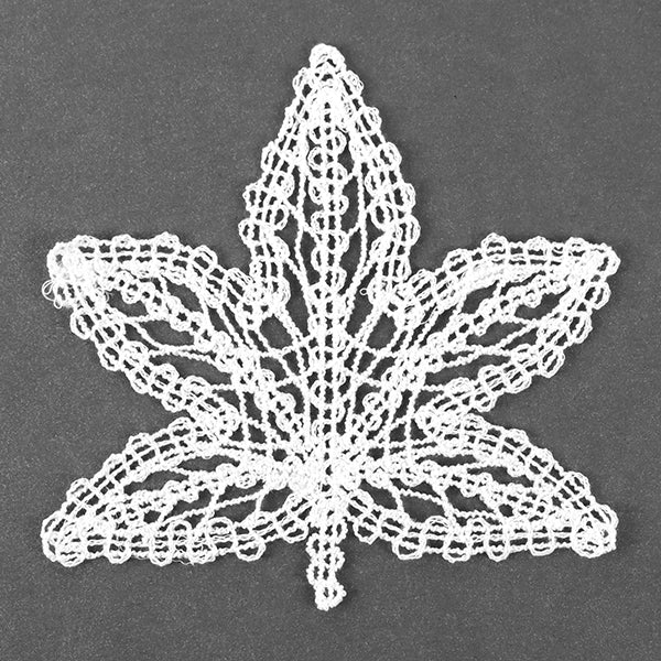 Falling American Sweetgum Leaf (Battenburg Lace)