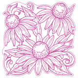 Coneflowers in Autumn Square