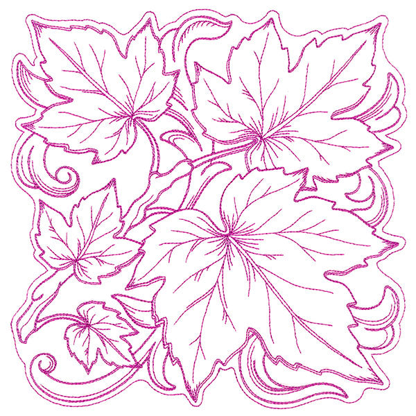 Maple Leaves in Autumn Square