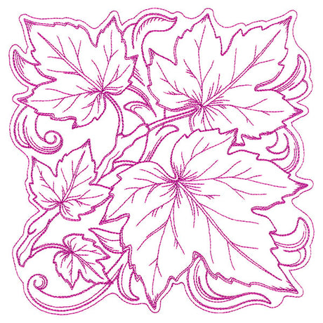 Maple Leaves in Autumn Square