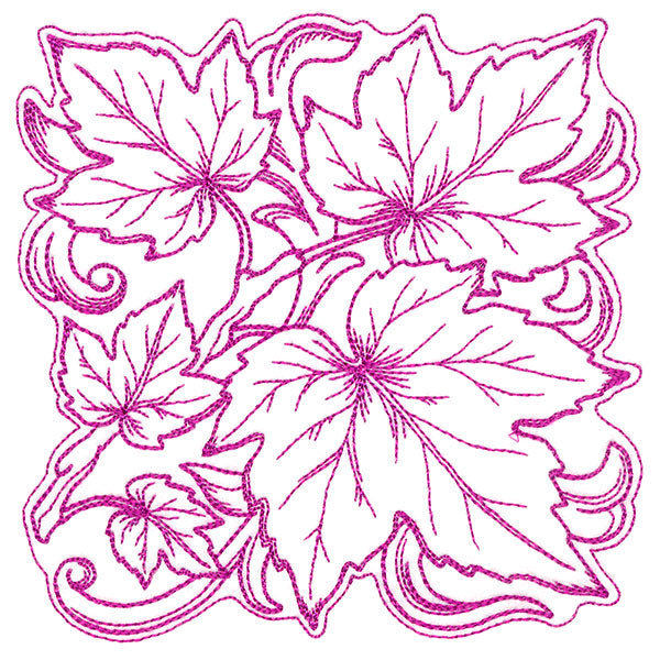 Maple Leaves in Autumn Square