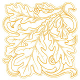 Oak Leaves in Autumn Square