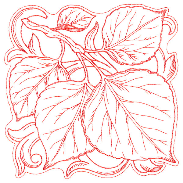 Aspen Leaves in Autumn Square