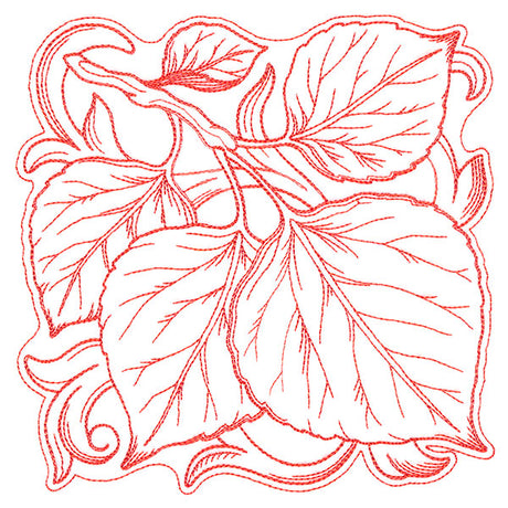 Aspen Leaves in Autumn Square