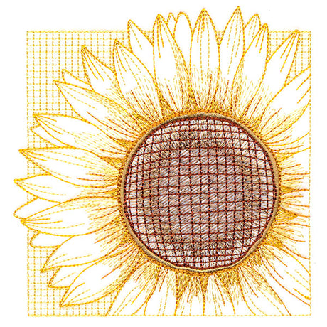 Sensational Sunflower (Trapunto)